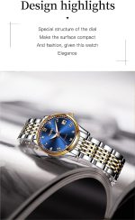OLEVS Automatic Watches for Women Classic Diamond Ladies Self-Winding Wrist Watch Gold Stainless Steel Date Day Female Watch Gift - Image 4
